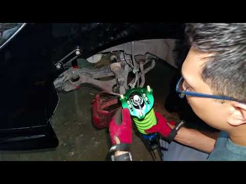 How To Preload Coilovers. 8th Gen Civic Si Frotune Auto 510 Coilover Install