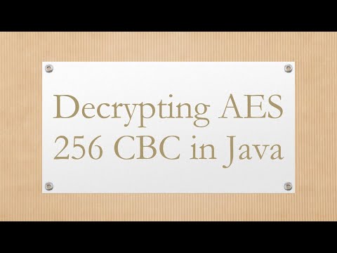 Decrypting AES 256 CBC in Java