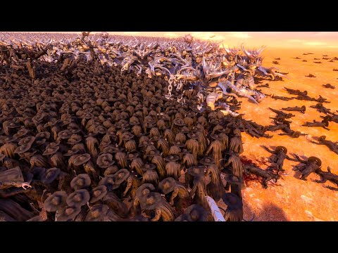 10 000 Giant Ogres VS 17 000 Scarecrows - Ultimate Epic Battle Simulator 2 - UEBS 2 - UEBS 2022
