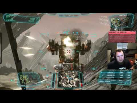 Shadow cat mwo sneak attack Jagermech flank caught overheating!! Mwo