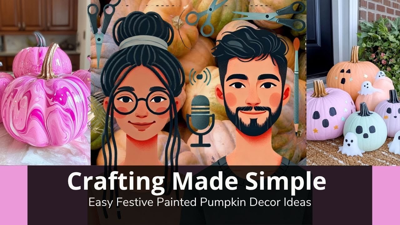 🎃10 Pumpkin Painting Ideas for a Festive Fall (No Carving Needed!) S2 Ep1