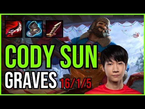 CODY SUN - GRAVES vs. ELISE Jungle | NA MASTER | PATCH 10.25