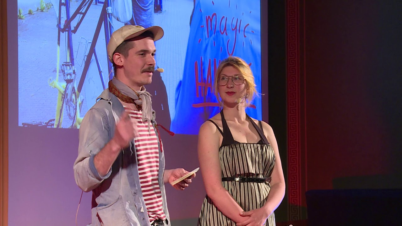 Two tallbikes for courage – find your fear | Daria Nazarenko & Justus Pfeifer | TEDxUniHalle