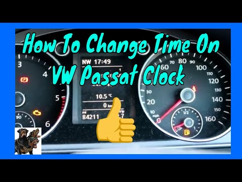 How to set clock - VW Passat changing clock on VW