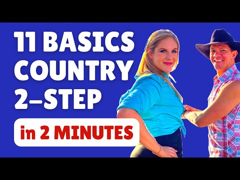 11 Beginner Country Two Step Patterns (in 2 minutes)