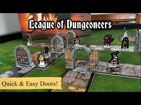 League of Dungeoneers: Painting the doors fast & easy!
