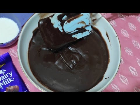 Chocolate ganache recipe with Cocoa powder / Easiest recipe / Arifa's Kitchen