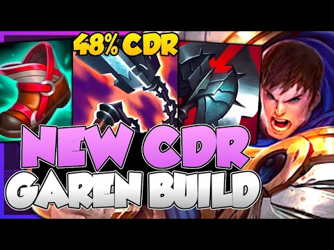 NEW CDR Garen Build! - Goredrinker Garen in High Elo | riste | League of Legends