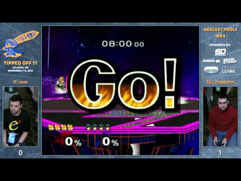 Tipped Off 11 [Day 1] - Bracket Pools - WR4: EE|uuaa (Fox) vs TGL|Druggedfox (Sheik)
