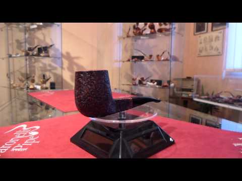 Pipa in radica dritta rusticata dark - www.paronellipipe.it