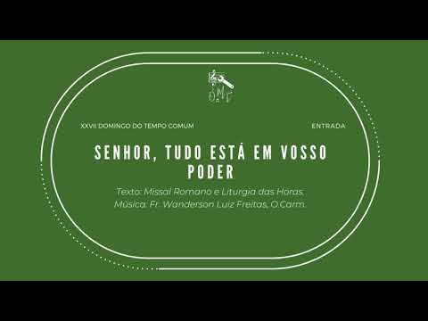 SENHOR, TUDO ESTÁ EM VOSSO PODER - (Frei Wanderson Luiz Freitas) - Frei Wanderson