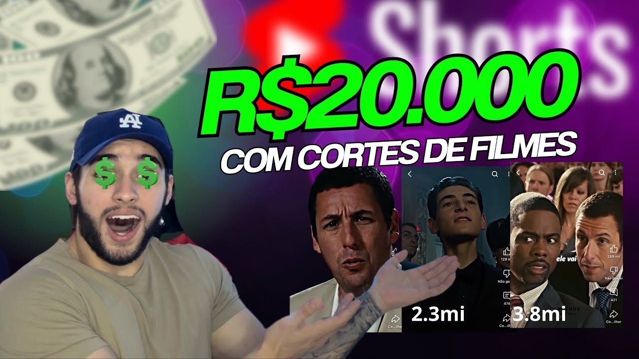 COMO FAZER 20 MIL POR MÊS NO YOUTUBE SHORTS (SEM APARECER)
