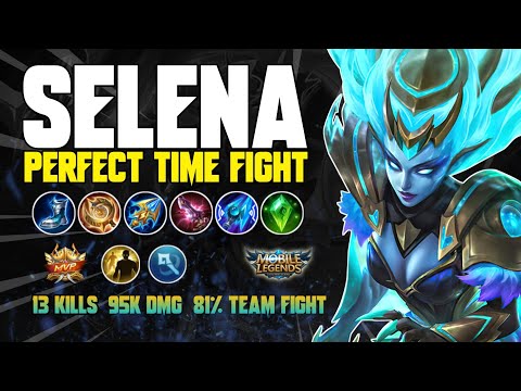 NEW ROAMING MIDLANE SELENA MVP GAMEPLAY - MOBILE LEGENDS