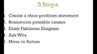Cause and Effect Map: Creating a Fishbone Chart - A 3-Minute Crash Course