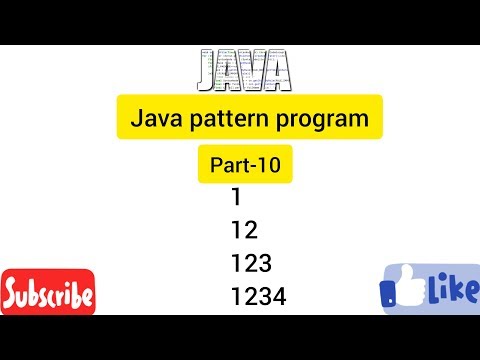 Java Pattern Program Part 11 Easy Learning Genius