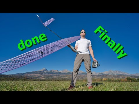 KRAGA Roa II - 3D printed 3.4 m RC glider