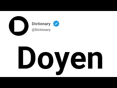 Doyen Meaning In English