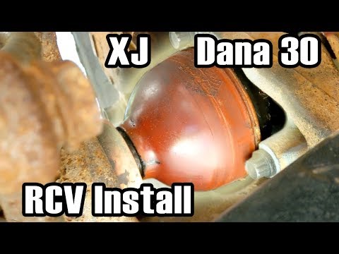 89 XJ Dana 30 RCV Shaft Install