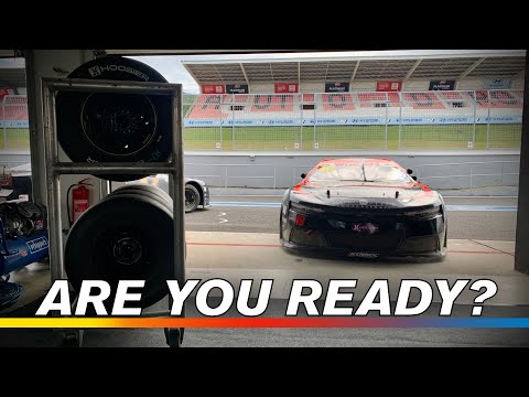 Teams unloading their cars at Autodrom Most | NASCAR GP Czech Republic 2023