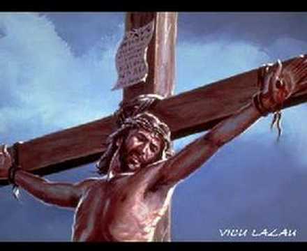 VICU LAZAU - LA CRUCEA DE,LA GOLGOTA - CINTARI CRESTINE