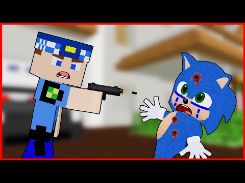 KEREM KOMİSER ÇILDIRDI, SONİC'İ VURDU !! 😱😱 - Minecraft PARODİLERİ ZENGİN FAKİR HAYATI