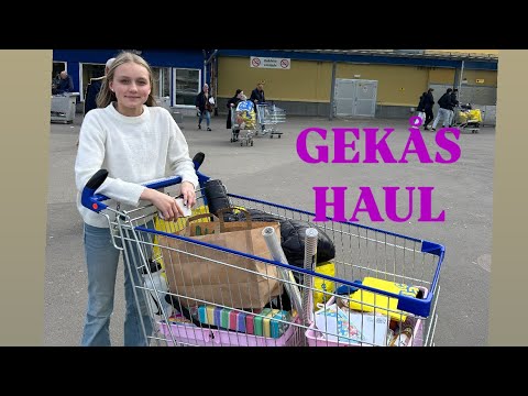 Miniatyrbild: Haul från Gekås Ullared – Ullared haul på YouTube