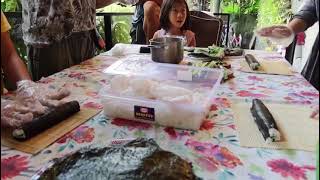 カッパ巻きレクチャー in バリ島