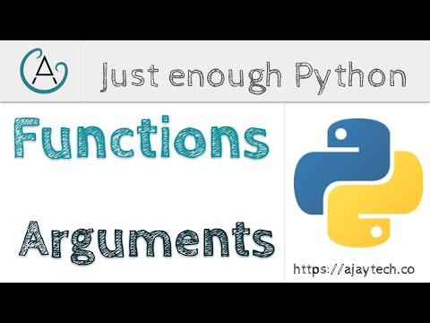 Python Functions Arguments Just Enough Python