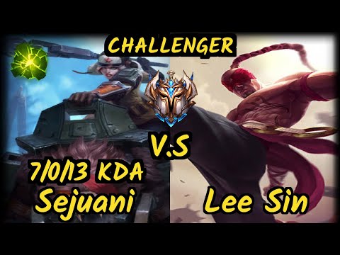 PNG Bgob (SEJUANI) vs LEE SIN - 7/0/13 KDA JUNGLE CHALLENGER GAMEPLAY - BR