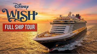 Disney Wish Full Cruise Ship Tour - Dining, Pools, Cabins & More