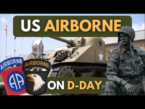 US Airborne on D-Day - Normandy Then and Now.