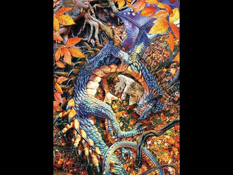 Abbys Dragon Jigsaw Puzzle Time Lapse - Oddly Satisfying - 1000 Pieces