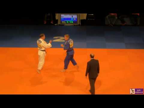 Judo 2014 Dutch Championships: van t Westende (NH) - Tjeerdsma (NN) [-73kg] semi-final