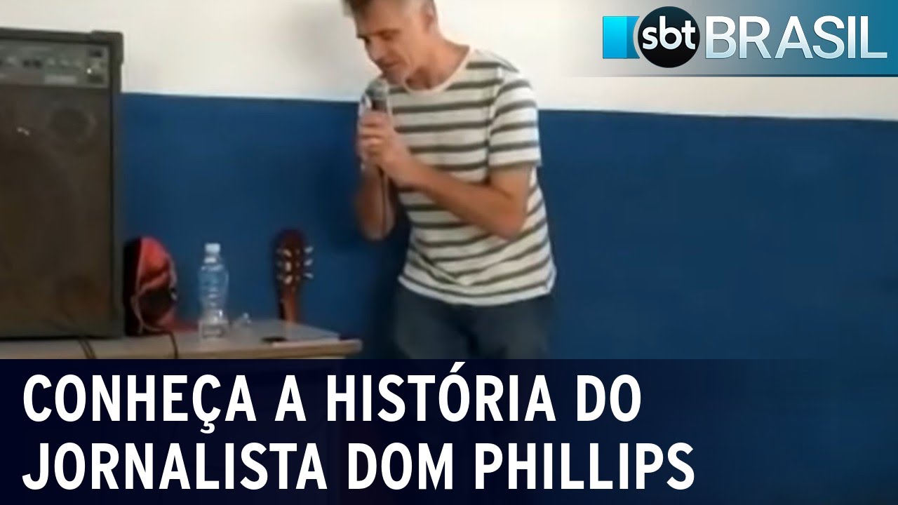 Dom Phillips: jornalista britânico escrevia o livro "Como salvar a Amazônia" | SBT Brasil (16/06/22)