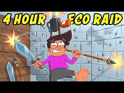 ECO RAIDING for 4 hours in OFFICIAL RUST....