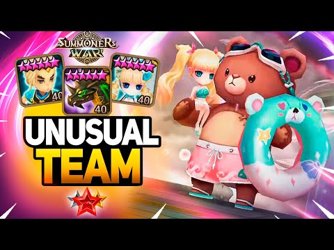 Unusual TURN CYCLE CC Team in Summoners War