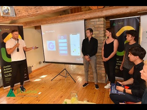 Biznesa idejas prezentē uzņēmīgākie Latvijas vidusskolēni | JAU 2018