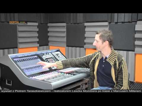 Piotr Taraszkiewicz wywiad - SSL Live L300 i L500 na trasie Leszek Możdżer | Marcus Miller