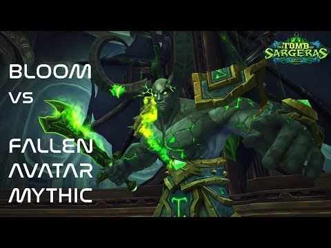 Bloom Draenor-EU First Kill "Fallen Avatar" Mythic Guardian Druid PoV