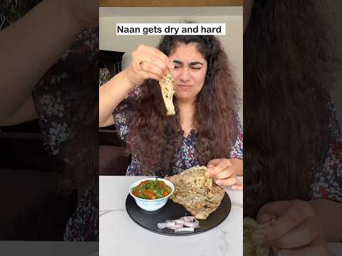 😱BEST Hack to Re-heat Naan! How to make your naan super-soft? #foodhacks #thakursisters #foodshorts