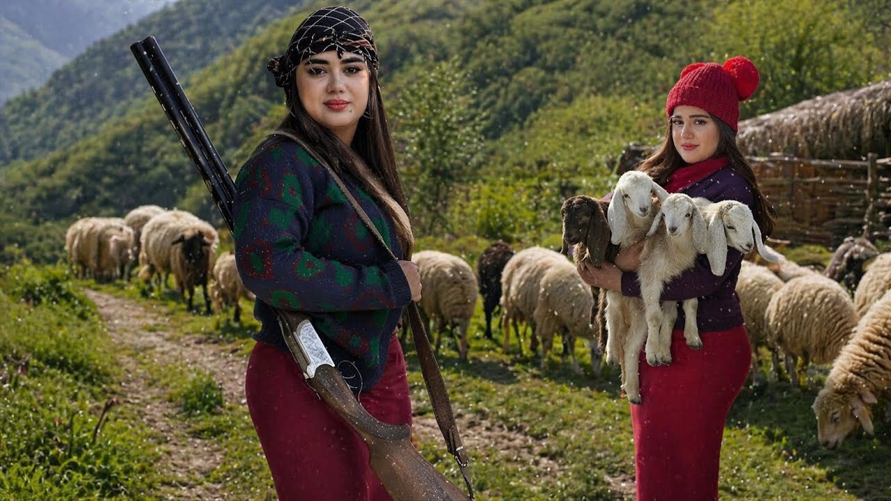 Surviving in a Cold Mountain Village | Making Traditional Nomadic Bread