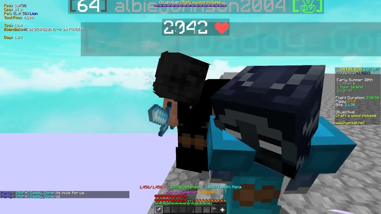 Voiding Hyperion | 2.5b sword |  (Hypixel skyblock)