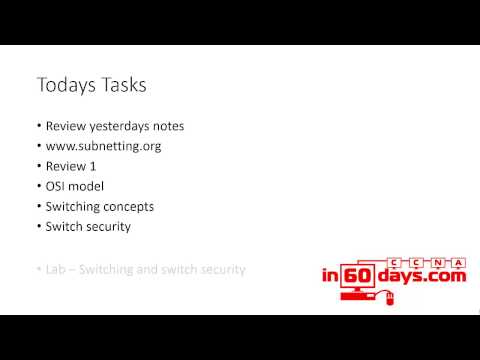 CCNA in 60 Days Day 1