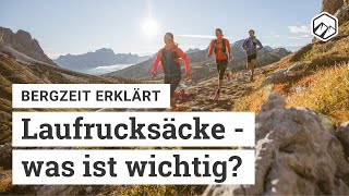 Laufrucksack-Beratung | Bergzeit erklärt
