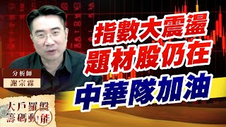 指數大震盪 題材股仍在 中華隊加油｜大戶羅盤籌碼動能 ｜謝宗霖 (圖)