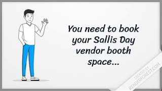 Booking Your Sallis Day Booth-space? Easy Peasy 🍋 Squeezy!