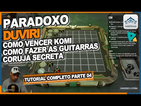 WARFRAME - COMO VENCER KOMI - 5 MOEDAS NA CORUJA SECRETA - COMO ZERAR GUITARRA + DICAS !!!