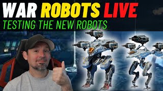 War Robots Live | Featuring lio and nio | brand new robots