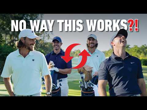 Rory McIlroy Swaps Bags With Tommy Fleetwood (3-Hole Match)