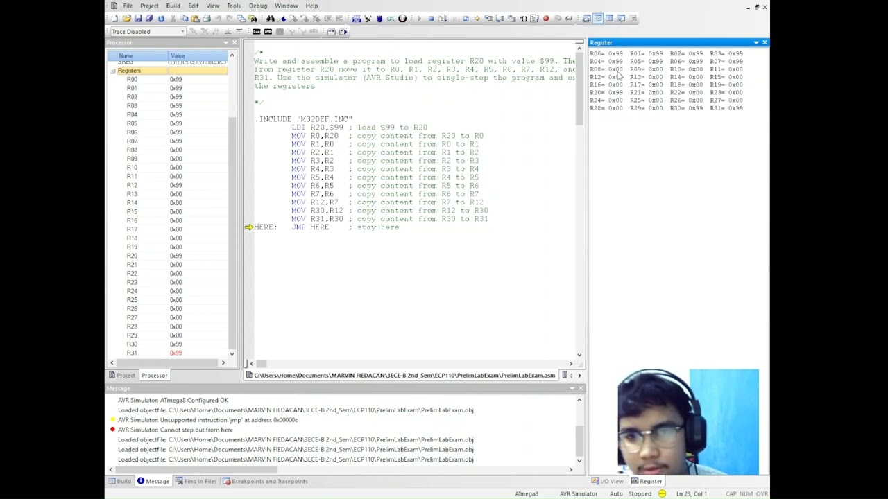 Microprocessor, Microcontroller, System and Design: AVR Studio 4 Using Assembly Language